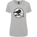 Viking Crow Celtic Norse Valhalla Odin Thor Womens Wider Cut T-Shirt Sports Grey