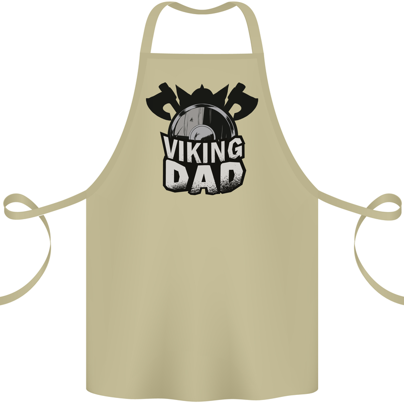 Viking Dad Funny Fathers Day Ragnar Odin Cotton Apron 100% Organic Khaki