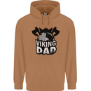 Viking Dad Funny Fathers Day Ragnar Odin Mens 80% Cotton Hoodie Caramel Latte