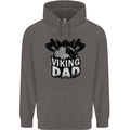 Viking Dad Funny Fathers Day Ragnar Odin Mens 80% Cotton Hoodie Charcoal