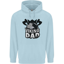 Viking Dad Funny Fathers Day Ragnar Odin Mens 80% Cotton Hoodie Light Blue