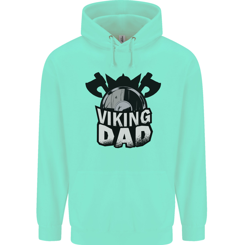 Viking Dad Funny Fathers Day Ragnar Odin Mens 80% Cotton Hoodie Peppermint