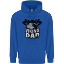 Viking Dad Funny Fathers Day Ragnar Odin Mens 80% Cotton Hoodie Royal Blue