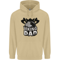 Viking Dad Funny Fathers Day Ragnar Odin Mens 80% Cotton Hoodie Sand
