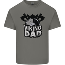 Viking Dad Funny Fathers Day Ragnar Odin Mens Cotton T-Shirt Tee Top Charcoal