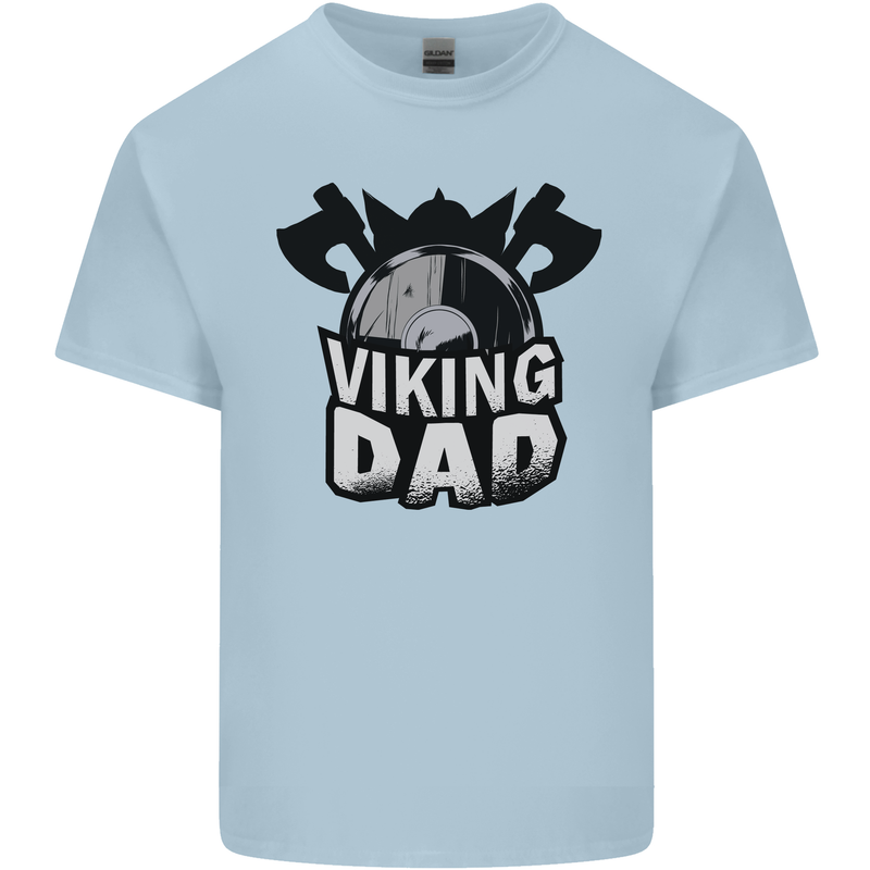 Viking Dad Funny Fathers Day Ragnar Odin Mens Cotton T-Shirt Tee Top Light Blue