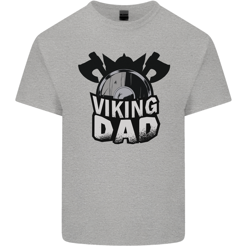 Viking Dad Funny Fathers Day Ragnar Odin Mens Cotton T-Shirt Tee Top Sports Grey