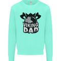 Viking Dad Funny Fathers Day Ragnar Odin Mens Sweatshirt Jumper Peppermint