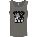 Viking Dad Funny Fathers Day Ragnar Odin Mens Vest Tank Top Charcoal
