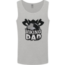 Viking Dad Funny Fathers Day Ragnar Odin Mens Vest Tank Top Sports Grey