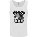 Viking Dad Funny Fathers Day Ragnar Odin Mens Vest Tank Top White