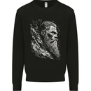 Viking Elder Valhalla Odin Norse Gods Mens Sweatshirt Jumper Black
