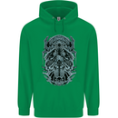 Viking God Odin Valhalla Norse Warrior Childrens Kids Hoodie Irish Green
