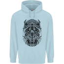 Viking God Odin Valhalla Norse Warrior Childrens Kids Hoodie Light Blue