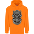 Viking God Odin Valhalla Norse Warrior Childrens Kids Hoodie Orange