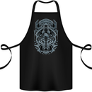 Viking God Odin Valhalla Norse Warrior Cotton Apron 100% Organic Black