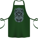 Viking God Odin Valhalla Norse Warrior Cotton Apron 100% Organic Forest Green