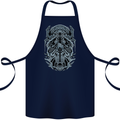 Viking God Odin Valhalla Norse Warrior Cotton Apron 100% Organic Navy Blue