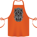 Viking God Odin Valhalla Norse Warrior Cotton Apron 100% Organic Orange