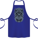 Viking God Odin Valhalla Norse Warrior Cotton Apron 100% Organic Royal Blue