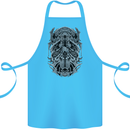 Viking God Odin Valhalla Norse Warrior Cotton Apron 100% Organic Turquoise