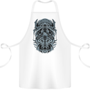 Viking God Odin Valhalla Norse Warrior Cotton Apron 100% Organic White