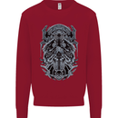 Viking God Odin Valhalla Norse Warrior Kids Sweatshirt Jumper Red