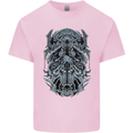 Viking God Odin Valhalla Norse Warrior Kids T-Shirt Childrens Light Pink