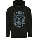 Viking God Odin Valhalla Norse Warrior Mens 80% Cotton Hoodie Black