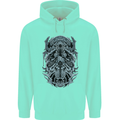 Viking God Odin Valhalla Norse Warrior Mens 80% Cotton Hoodie Peppermint