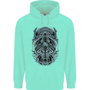 Viking God Odin Valhalla Norse Warrior Mens 80% Cotton Hoodie Peppermint