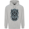 Viking God Odin Valhalla Norse Warrior Mens 80% Cotton Hoodie Sports Grey