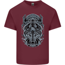 Viking God Odin Valhalla Norse Warrior Mens Cotton T-Shirt Tee Top Maroon