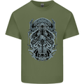 Viking God Odin Valhalla Norse Warrior Mens Cotton T-Shirt Tee Top Military Green