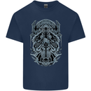 Viking God Odin Valhalla Norse Warrior Mens Cotton T-Shirt Tee Top Navy Blue