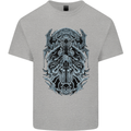 Viking God Odin Valhalla Norse Warrior Mens Cotton T-Shirt Tee Top Sports Grey