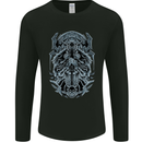 Viking God Odin Valhalla Norse Warrior Mens Long Sleeve T-Shirt Black