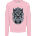 Viking God Odin Valhalla Norse Warrior Mens Sweatshirt Jumper Light Pink
