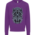 Viking God Odin Valhalla Norse Warrior Mens Sweatshirt Jumper Purple
