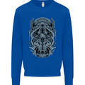 Viking God Odin Valhalla Norse Warrior Mens Sweatshirt Jumper Royal Blue