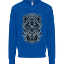 Viking God Odin Valhalla Norse Warrior Mens Sweatshirt Jumper Royal Blue