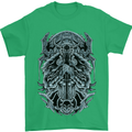 Viking God Odin Valhalla Norse Warrior Mens T-Shirt Cotton Gildan Irish Green