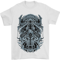 Viking God Odin Valhalla Norse Warrior Mens T-Shirt Cotton Gildan White