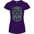 Viking God Odin Valhalla Norse Warrior Womens Petite Cut T-Shirt Purple