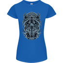 Viking God Odin Valhalla Norse Warrior Womens Petite Cut T-Shirt Royal Blue