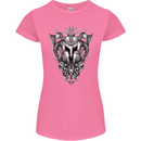 Viking Helmet Valhalla Gym Training Top Womens Petite Cut T-Shirt Azalea