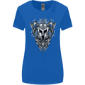 Viking Helmet Valhalla Gym Training Top Womens Wider Cut T-Shirt Royal Blue