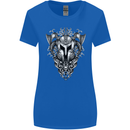 Viking Helmet Valhalla Gym Training Top Womens Wider Cut T-Shirt Royal Blue