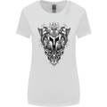 Viking Helmet Valhalla Gym Training Top Womens Wider Cut T-Shirt White