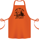 Viking May the Odds Be In Your Favour Cotton Apron 100% Organic Orange